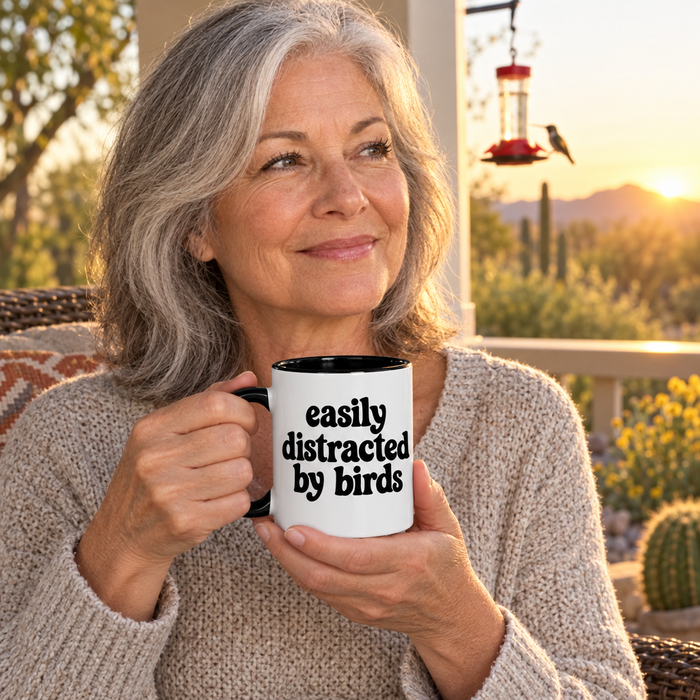 Easily Distracted by Birds Mug
